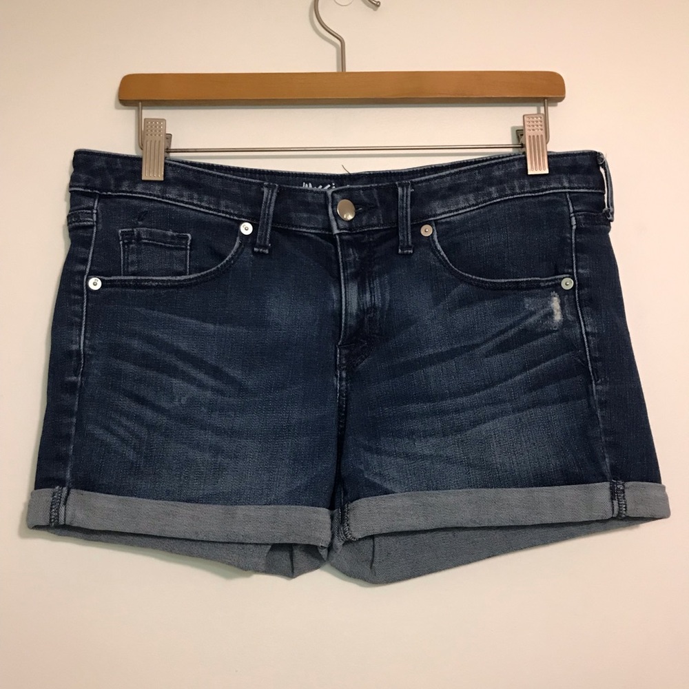 Mossimo Rolled Cuff Distressed Shorts